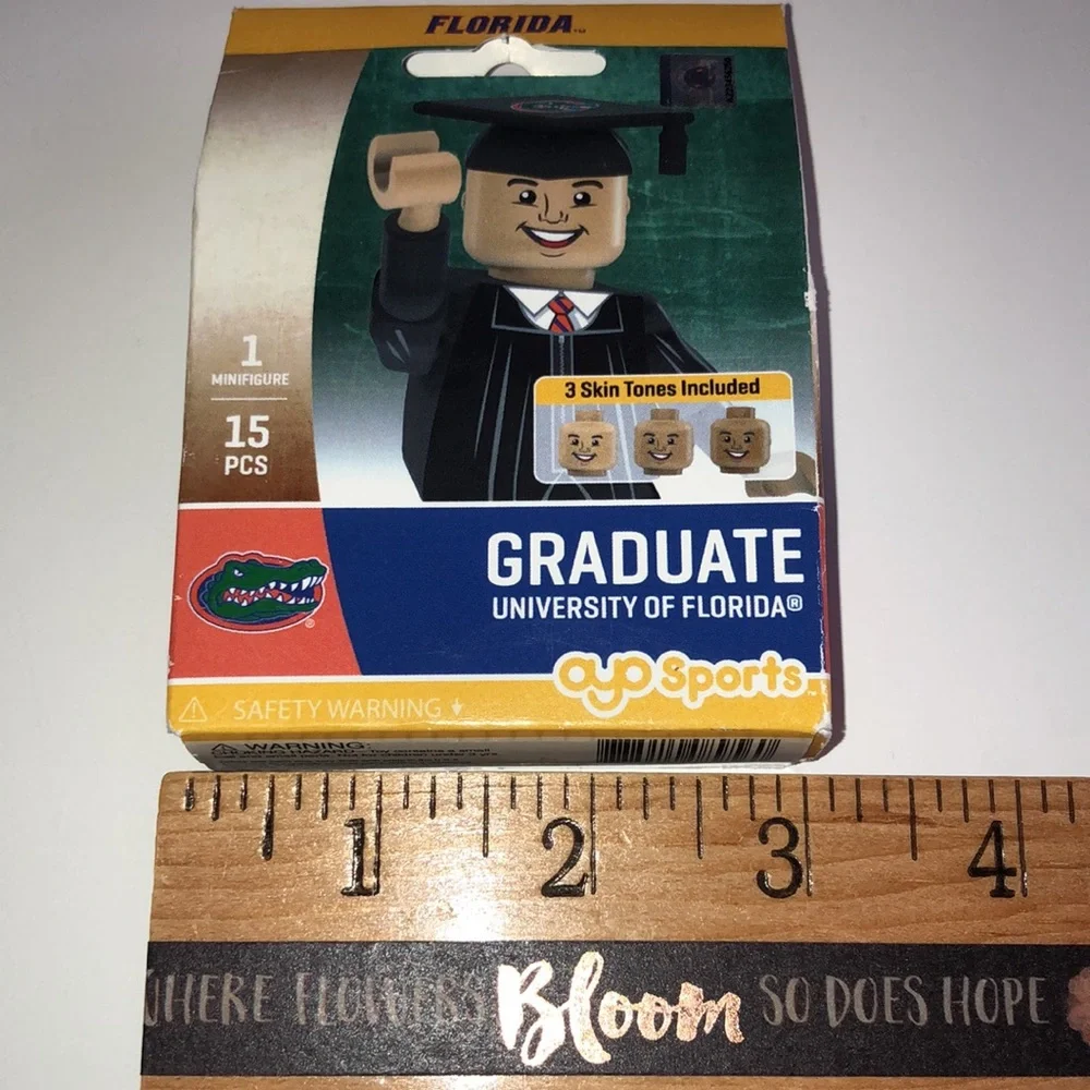 Florida Gators Lego man OYO UNIVERSITY OF FLORIDA GRADUATE OYO FIGURE Rare